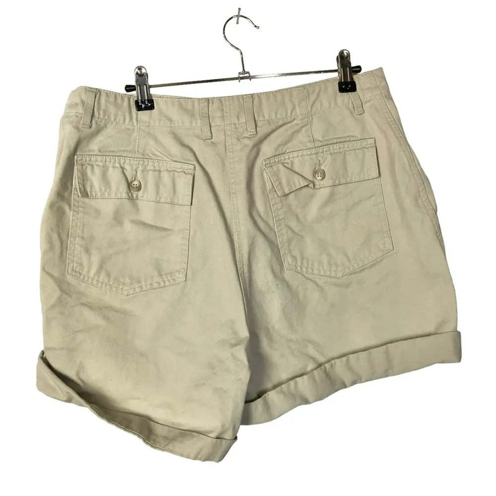 Jones New York Sport Vintage Khaki High Rise Utility Safari Shorts 14 - Image 2