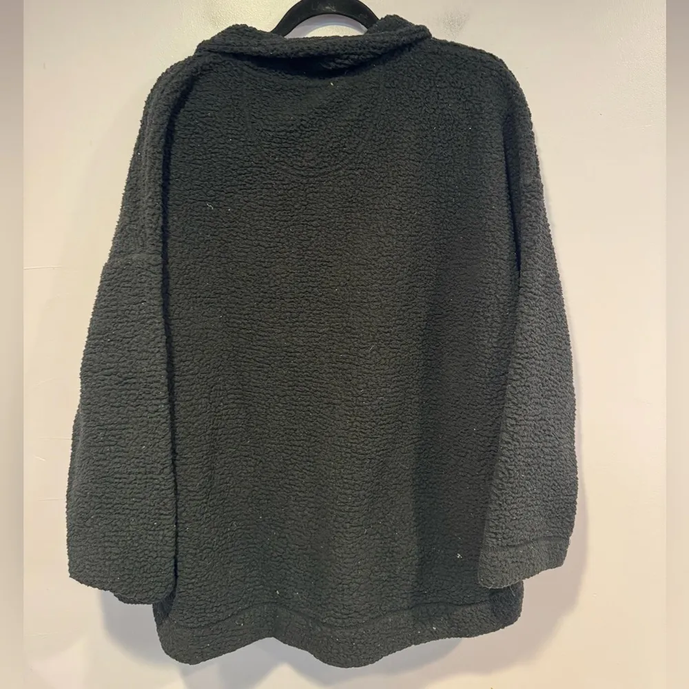 Aerie Sherpa quarter button sweatshirt‎ - Image 3
