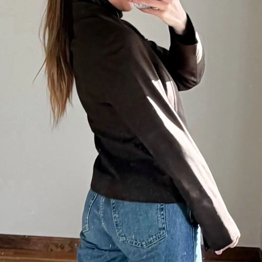 Lafayette 148 Wool Button Down Blazer Size 6 Brown - Image 3