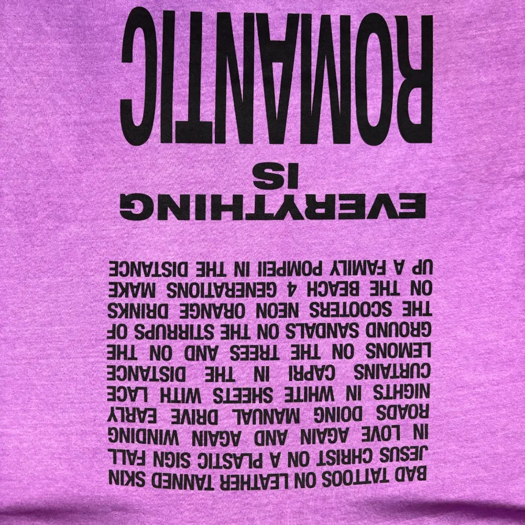 Charli XCX Everything is Romantic Brat Album T-Shirt Size Extra Large - Image 3