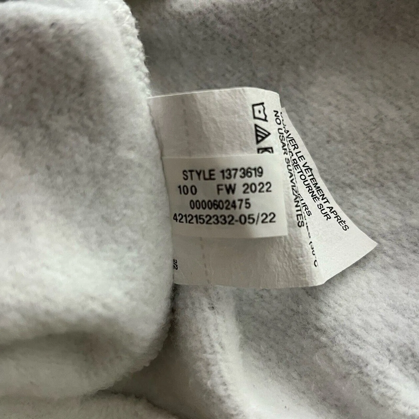 Under Armour‎ Shirt Womens Large White Gray Freedom Rival Amp Hoodie Sweatshirt - Image 8