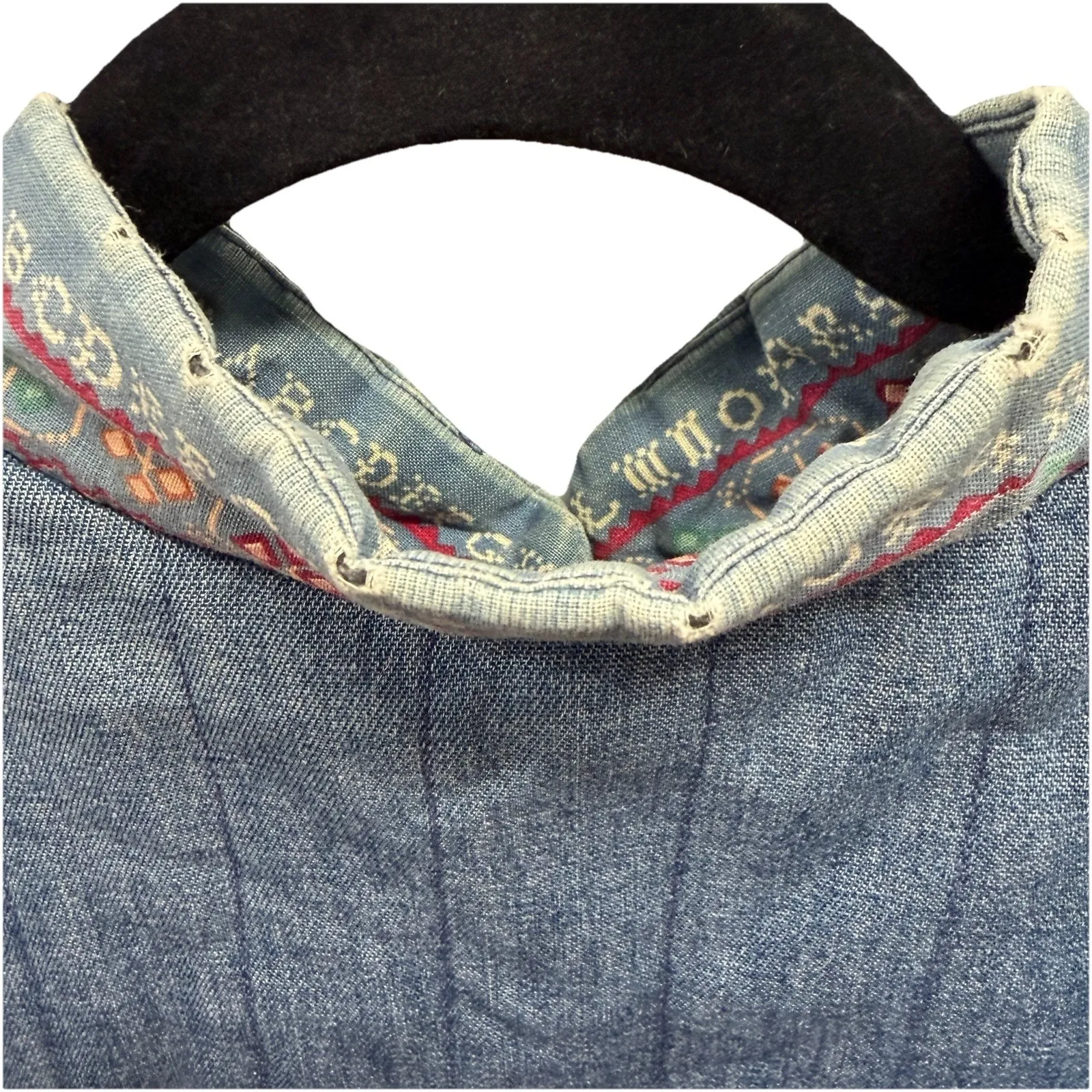 Suttles & Seawinds Vicki Lynn Bardon Vintage Women's Denim Jacket Size OS Small Blue - Image 14