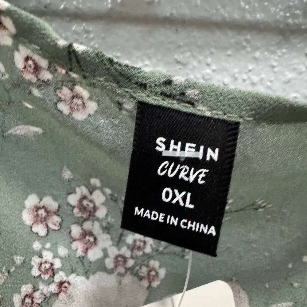 SHEIN Green Bishop Sleeve Kimono - Image 2