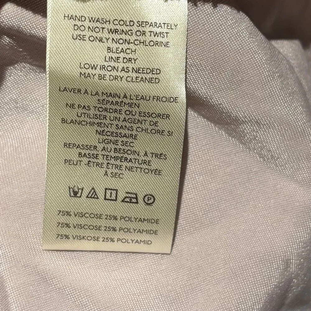 The Tilda Strapless Top Velvet Edition Lavender Size Small - Image 8