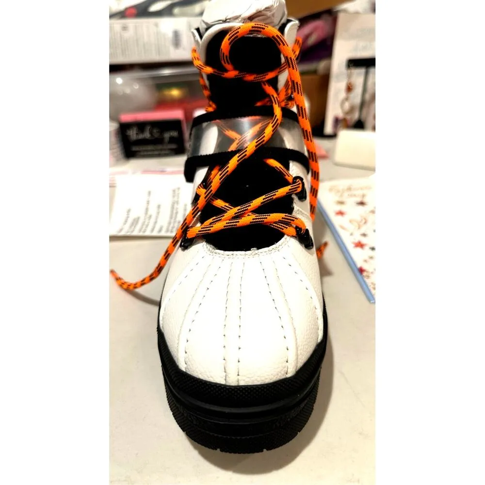 Call It Spring Women's Felicityy Snow Boot - White/Black - size 6 - Image 9