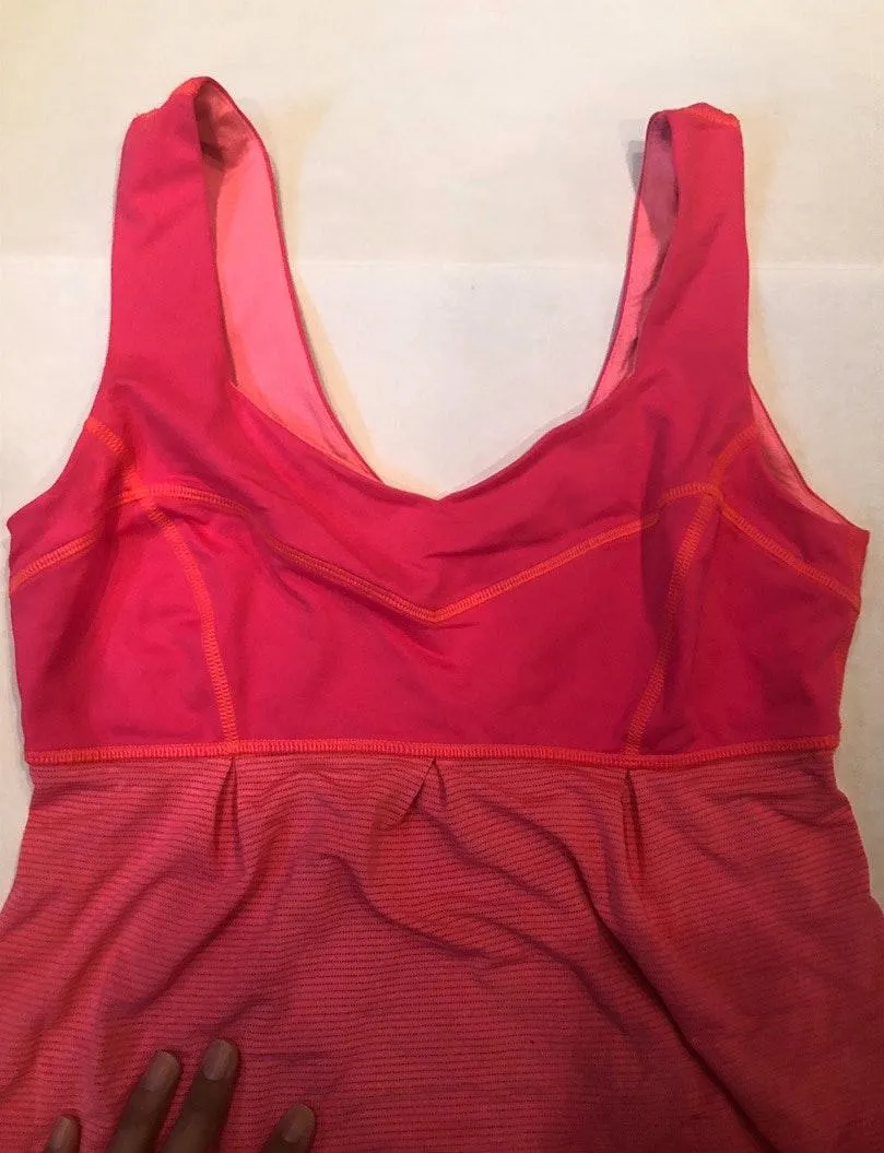 Pink Tank Top Built In Bra 6 - Image 4