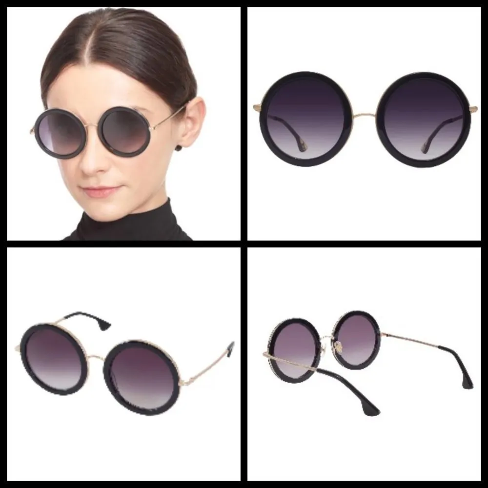 💕ALICE + OLIVIA💕 Beverly Sunglasses ~ Black - Image 4