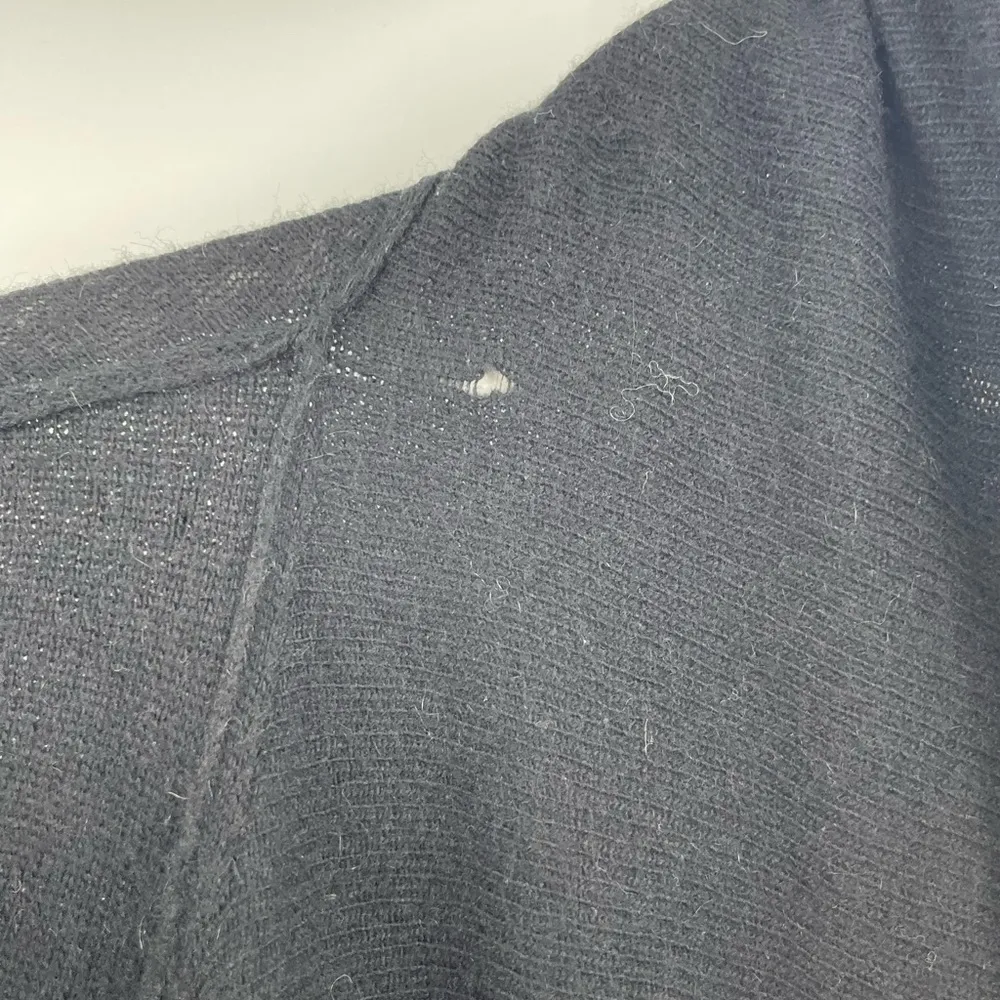 Mantle Cardigan women's wool open sweater size US 2 UK 6 black - Image 10