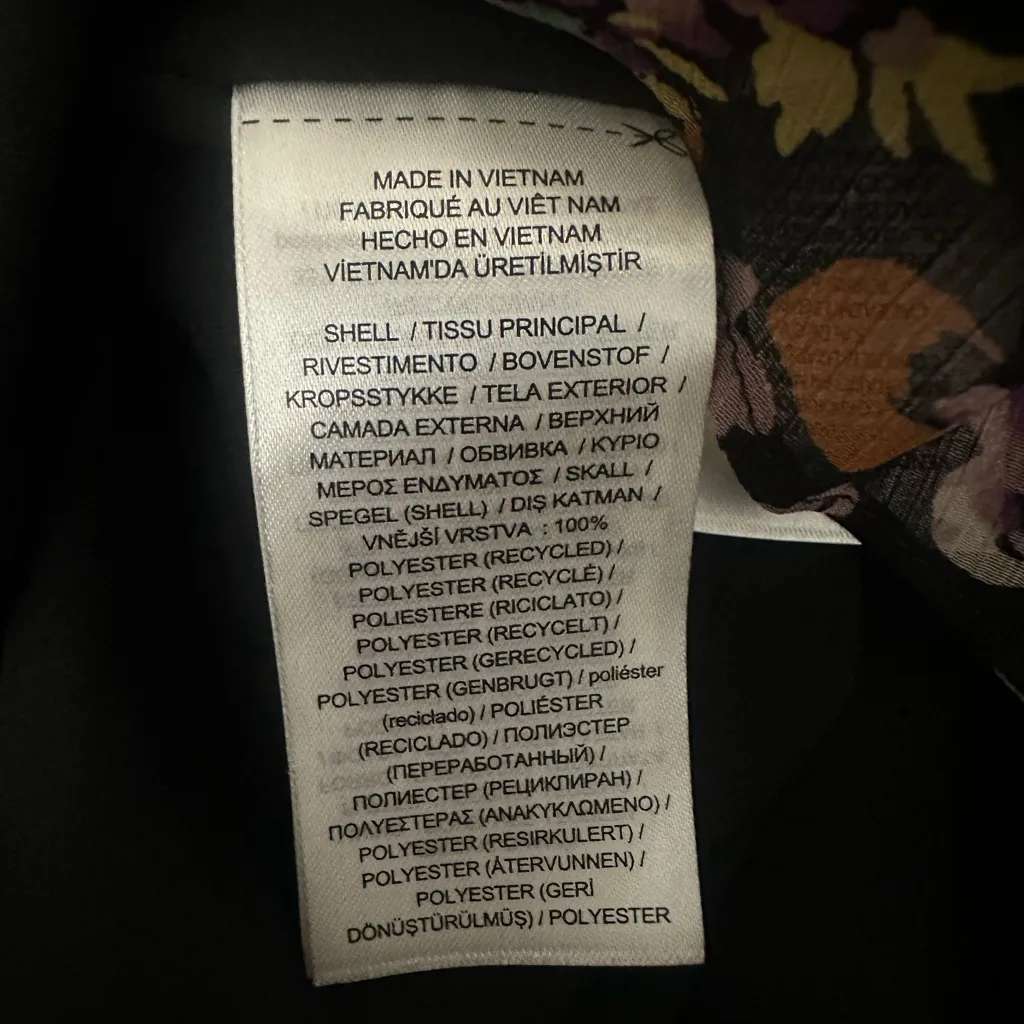 Lauren Ralph Lauren Floral Ruffle Trim Georgette Skirt Size 14 Mini A Line - Image 7