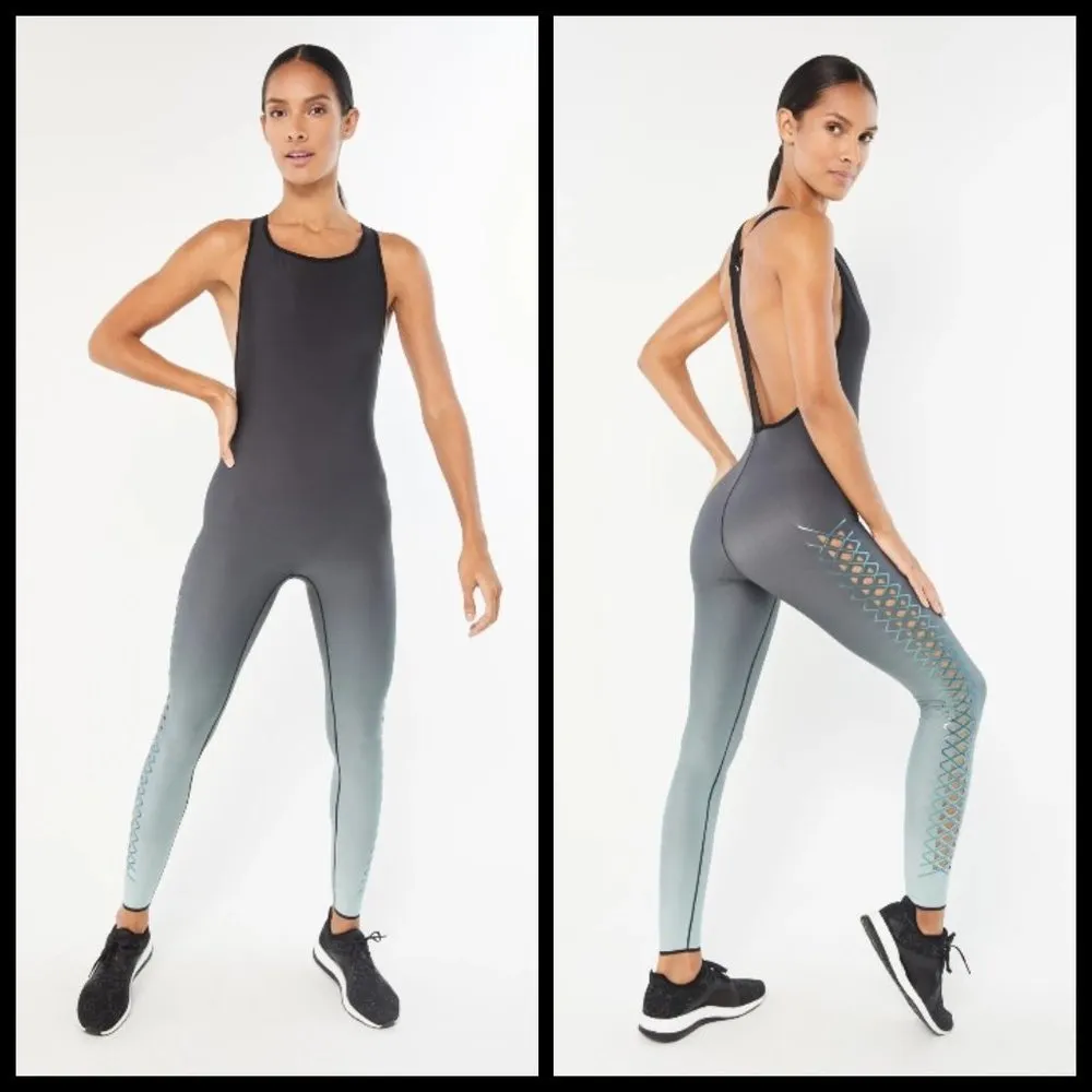 💕ULTRACOR💕 Motion Interlace Unitard Mint/Peacock - Image 3