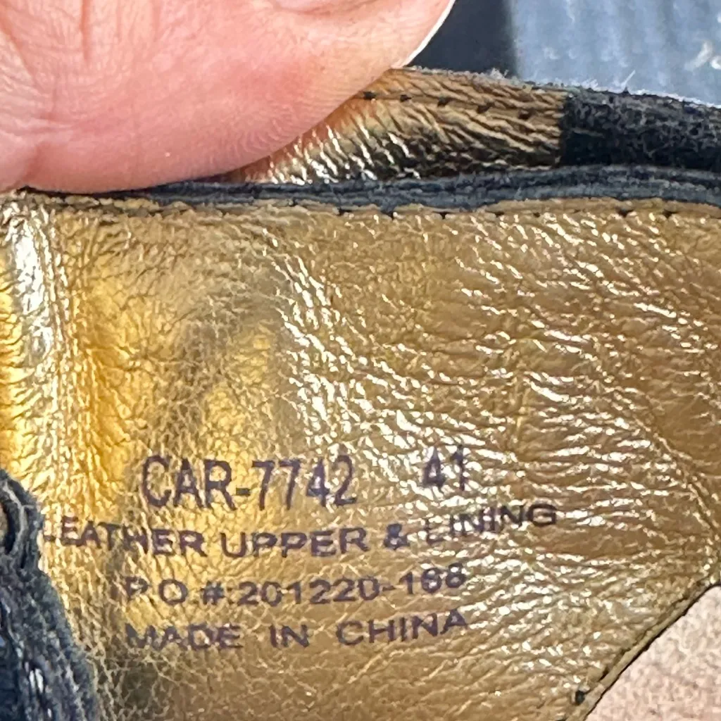 Alegria Multicolored Metallic Leather Thong Slip On Sandal Sz 11 - Image 5