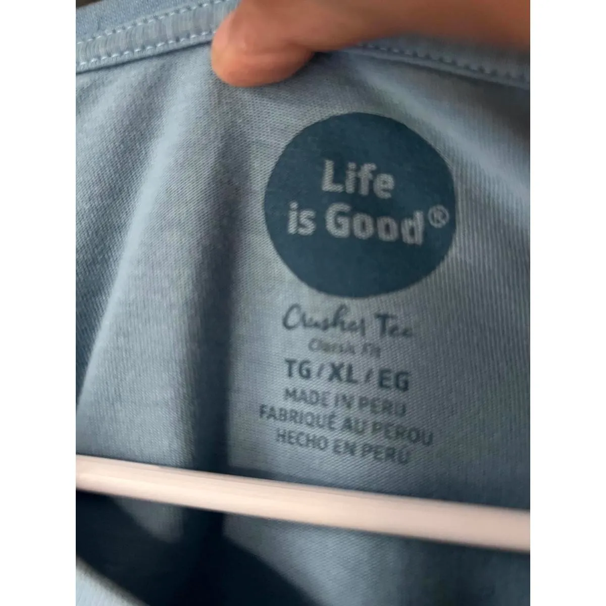 Life is Good  Long Sleeve T-Shirt/Sleep Shirt with Cat Ice Skating Graphic - Image 4