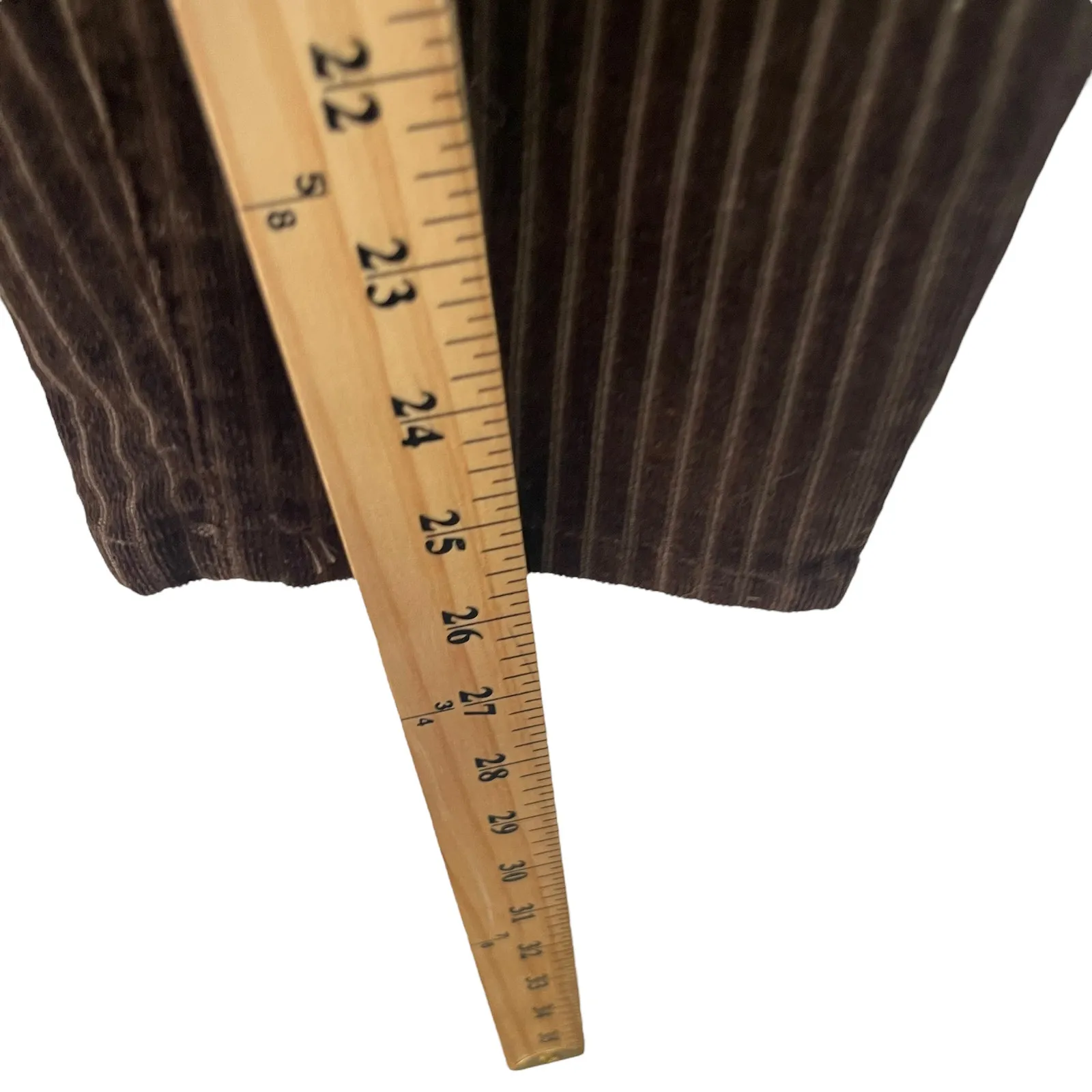 Indigo Rein Juniors Size 9/28‎ Brown Pin Stripe Corduroy Pants - Image 10