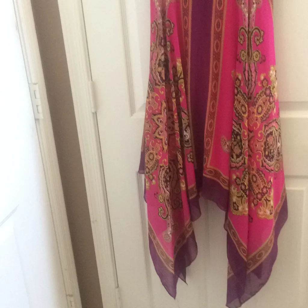 FINAL MARKDOWN Awesome city triangles junior paisley sundress 11 Pink Size undefined - Image 2