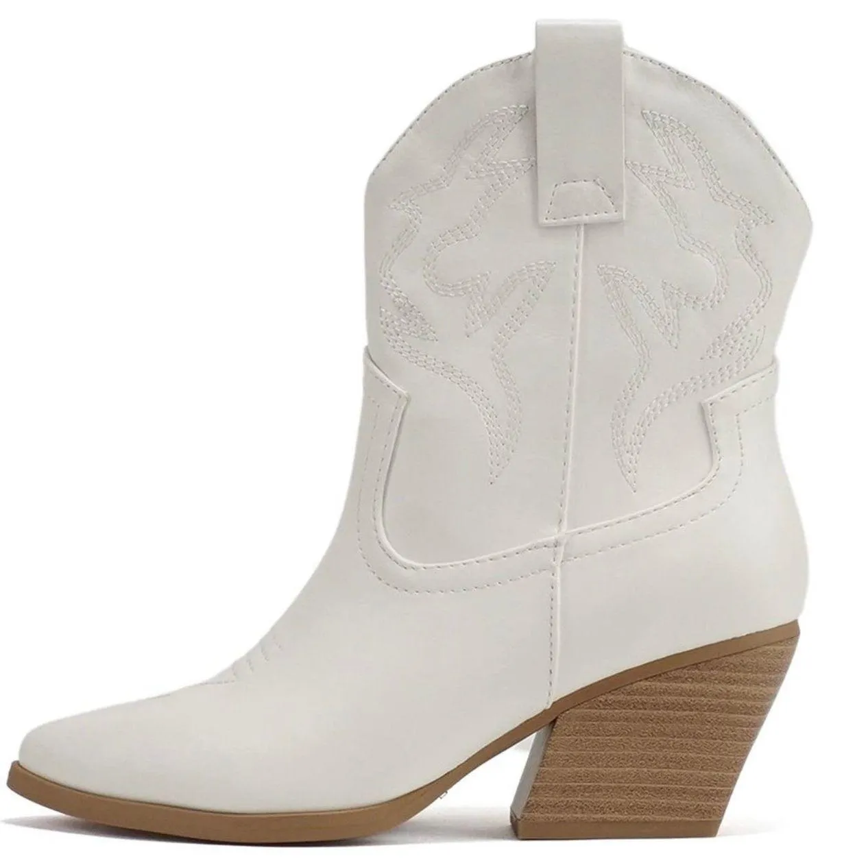 White High Top Cowboy Boot - Image 6