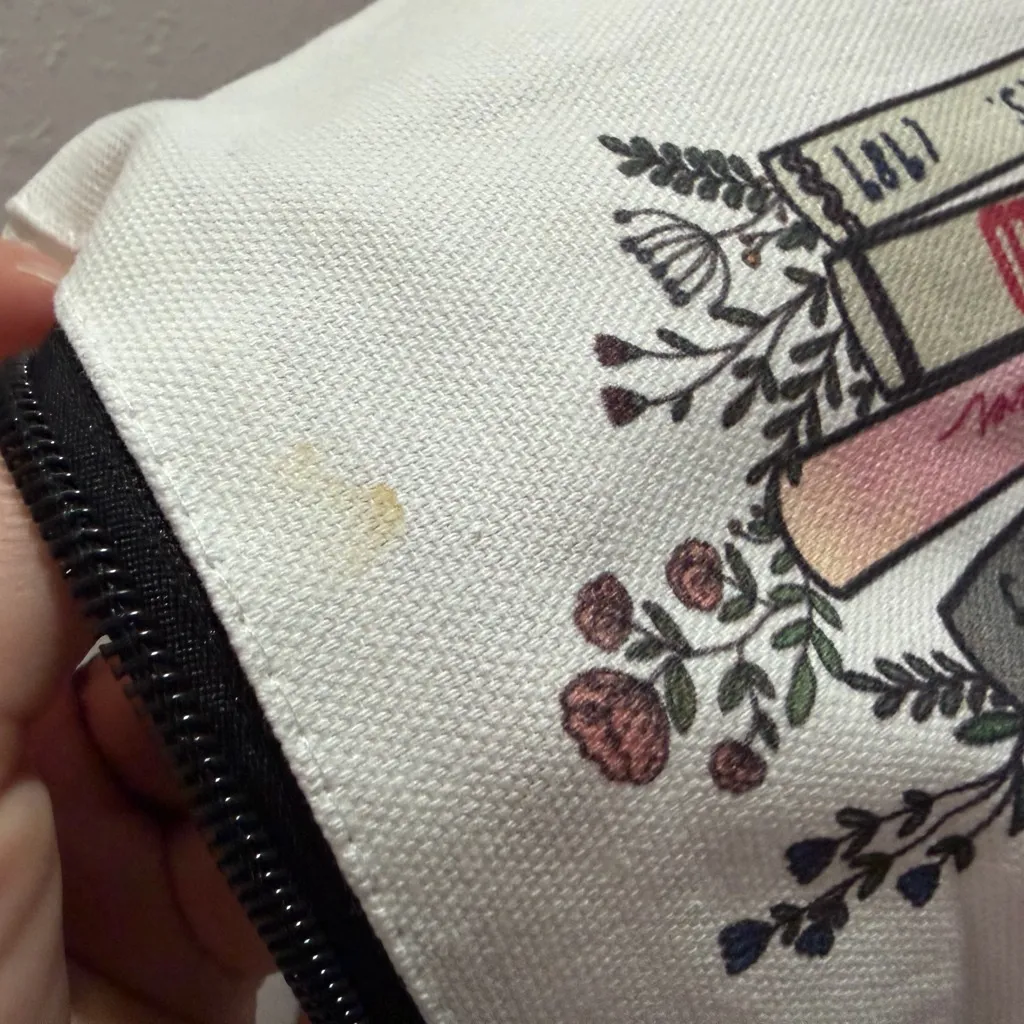 Taylor Swift Eras Albums Books Cosmetic Travel Makeup Bag Zip Close Girlhoodcore Pink - Image 4