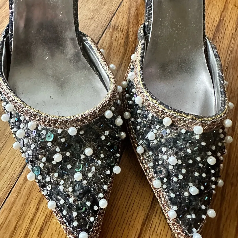 Anne Michelle  Sequin Beaded Heels - Image 10