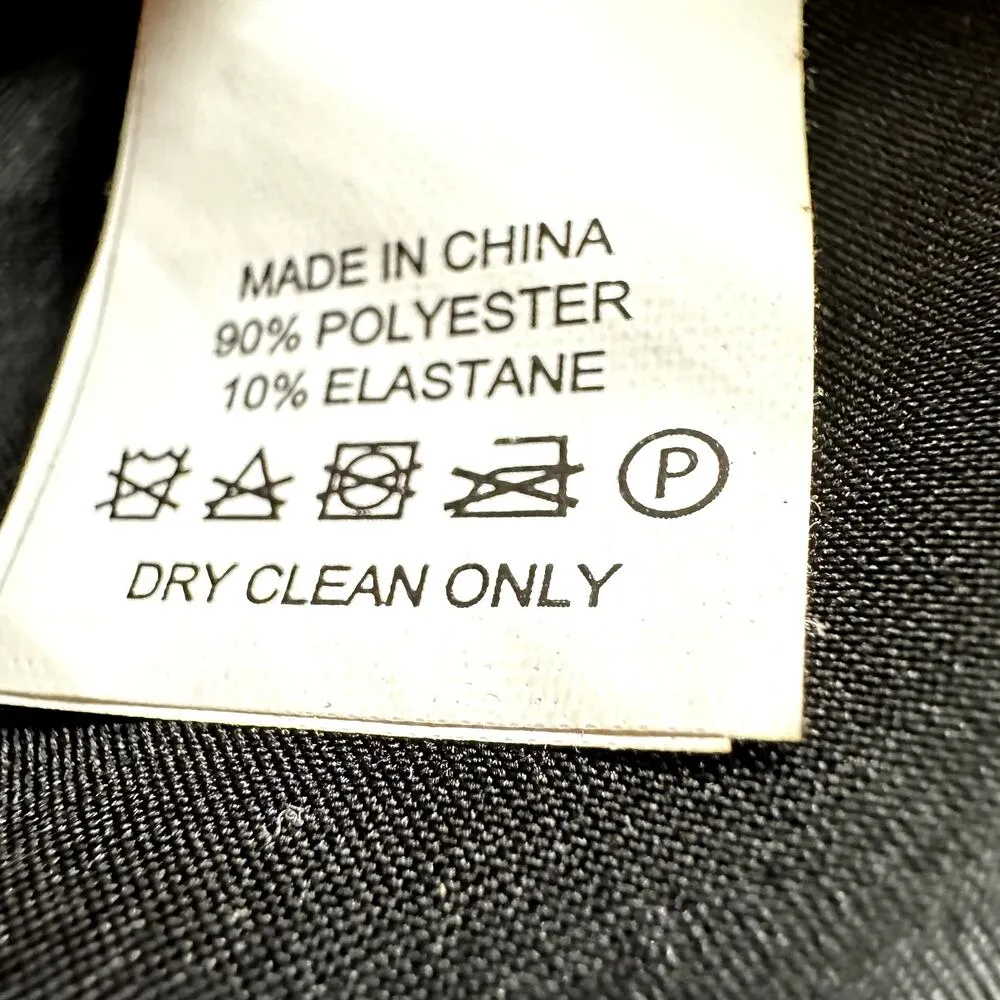 Kate Spade Kick Flare Pants Mid Rise Cropped Zip Fly Twill Black Career 12 NWT - Image 5