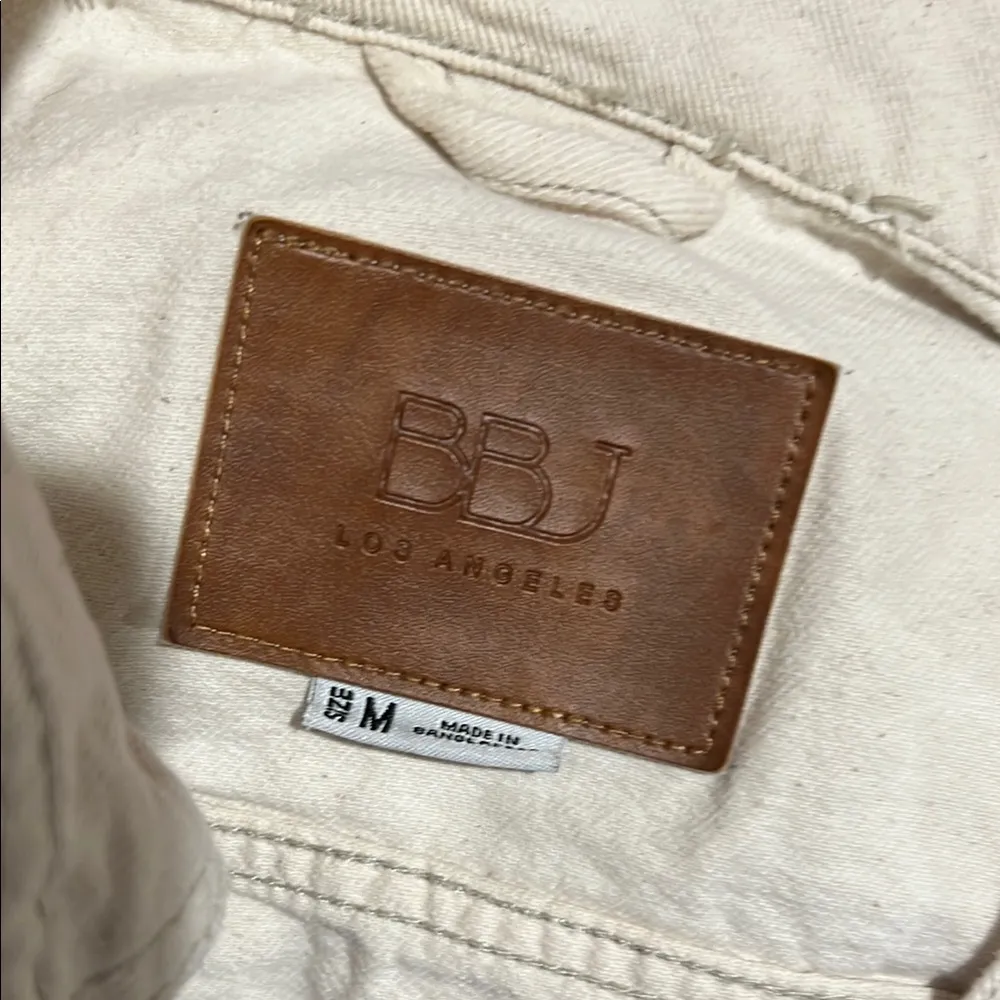 BBJ Los Angeles Cream Jacket Size M Size M - Image 6