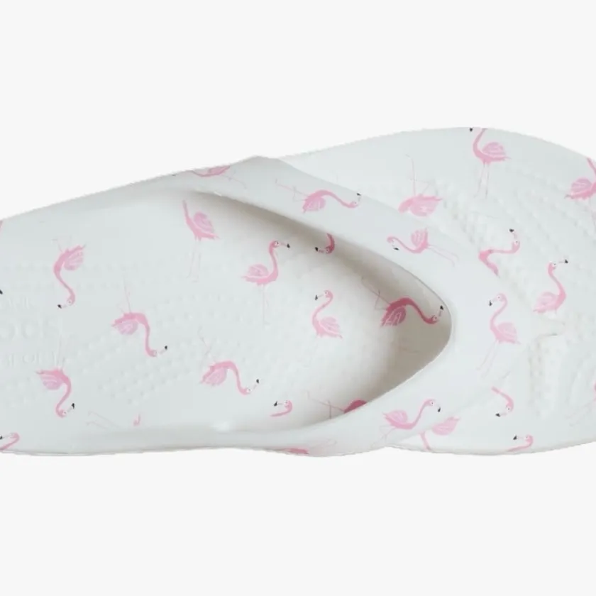 NWT Crocs Women's Kadee li Graphic Flip Flops Flamingos Size 7 - Image 5