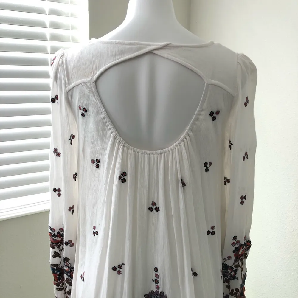 Free People Oxford Embroidered Mini Dress Size XS - Image 10