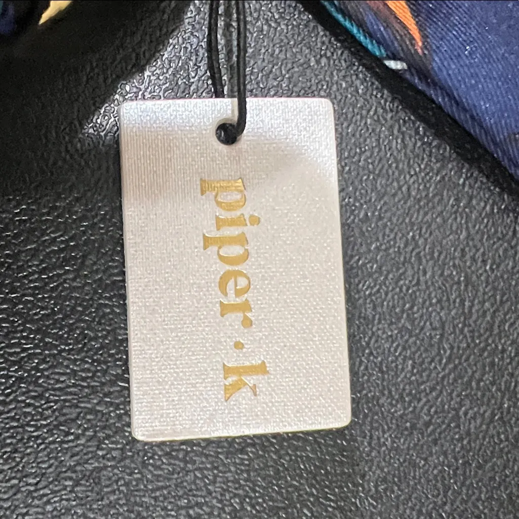 Piper K | Celestial Motif Cuff/Scarf Bracelet Blue - Image 2