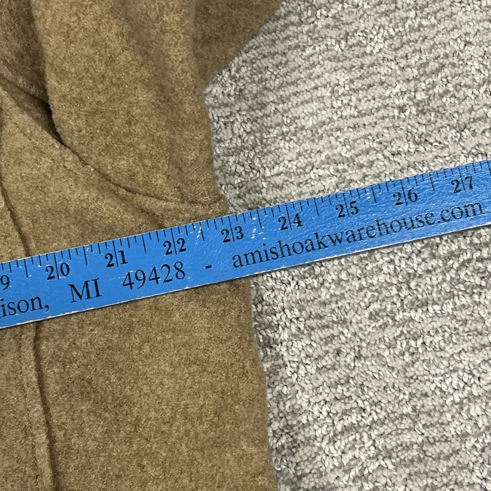 J Crew Daphne Topcoat Womens 16 Tall Italian Boiled Wool Heather Camel Long Coat Brown - Image 7