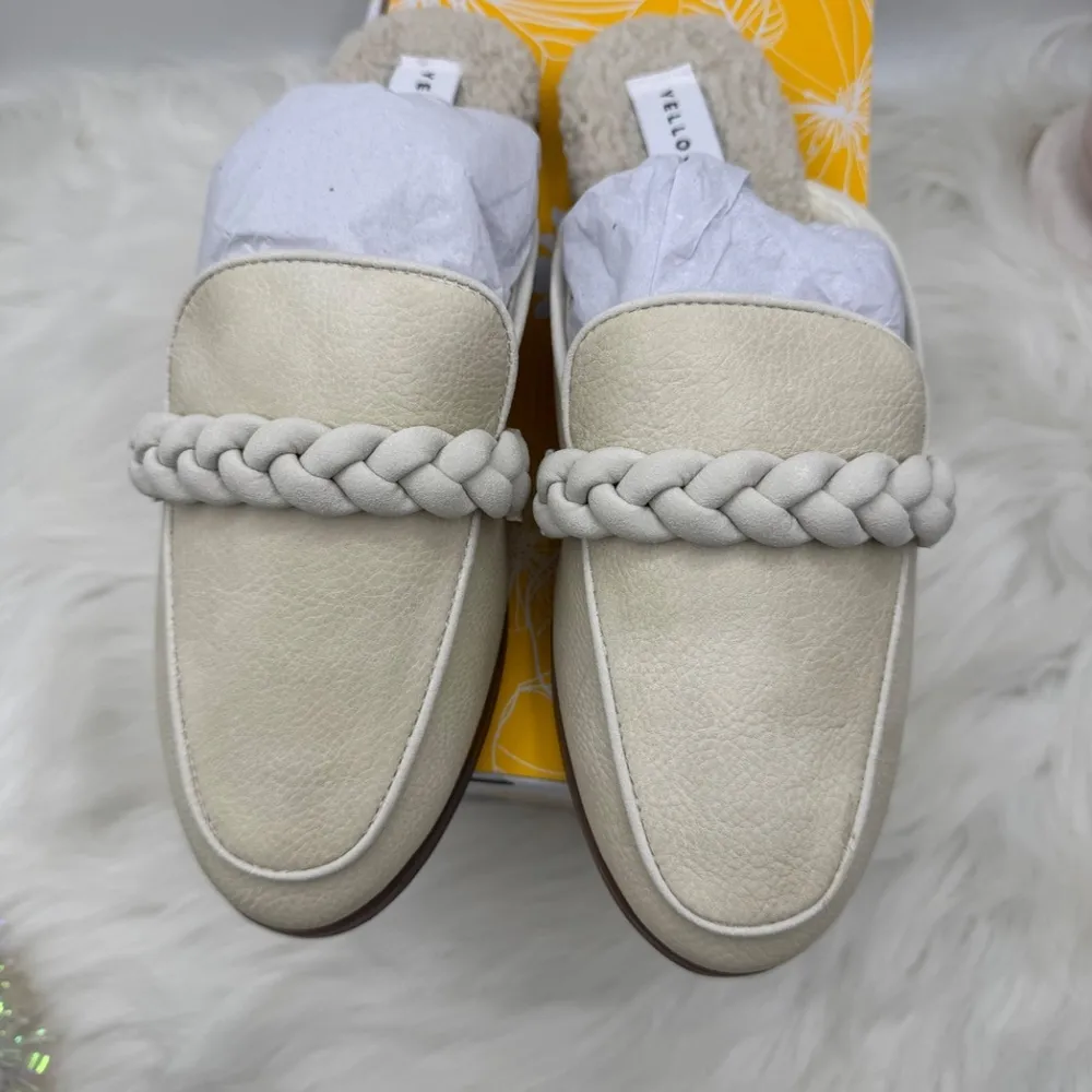 YELLOW BOX Bliss Lined Mules size 7.5M - Image 7