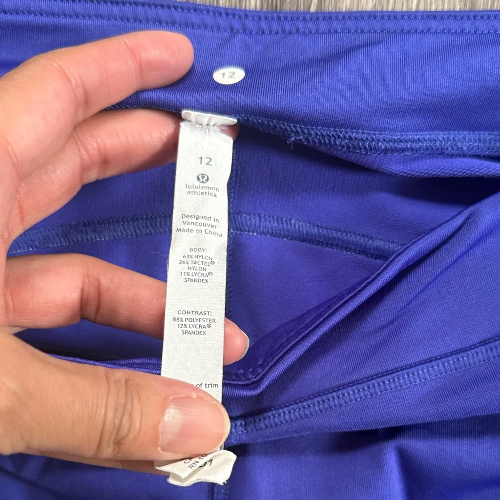 lululemon athletica Purple Wide Leg Pants Womens Tracker Mid Rise Flare - Image 4