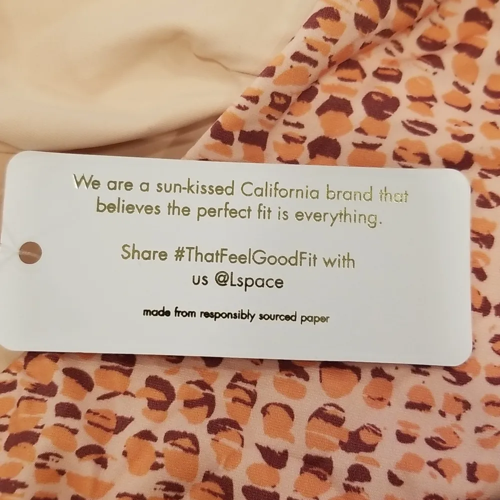 💕L*SPACE💕 Cardi Rash Guard Top ~ One-Shoulder Wild Bunch Large L NWT - Image 14