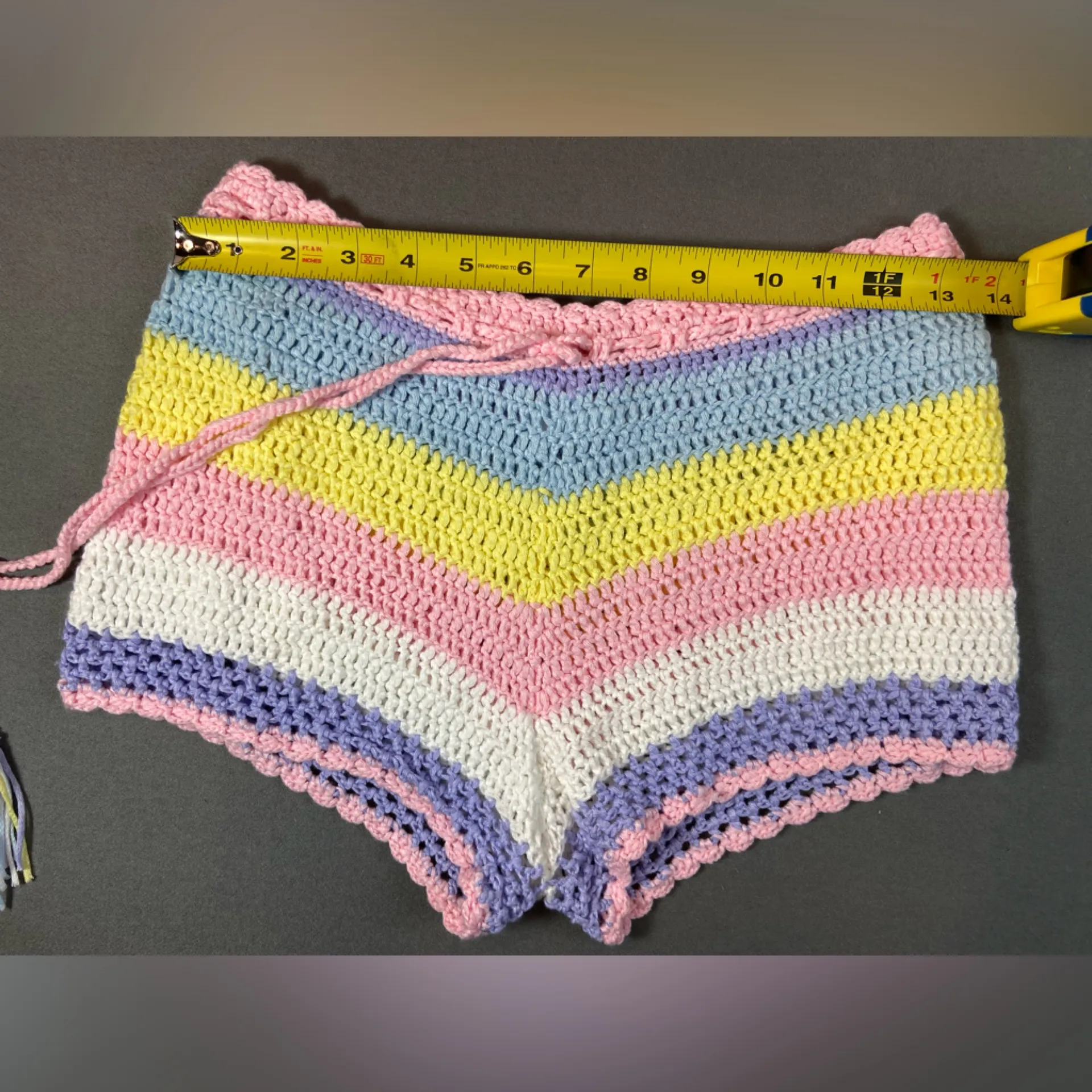 Hot & Delicious Crochet shorts or bathing suit bottoms size Small - Image 3