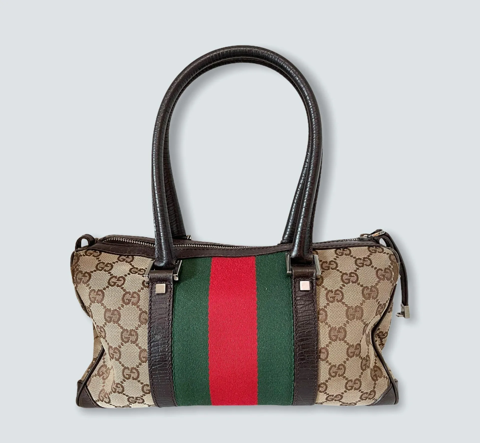 Gucci Authentic  GG Sherry line Boston bag - Image 3