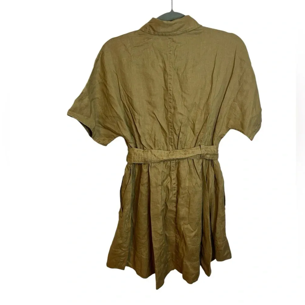 NWT Banana Republic Linen Utility Dress - Image 2
