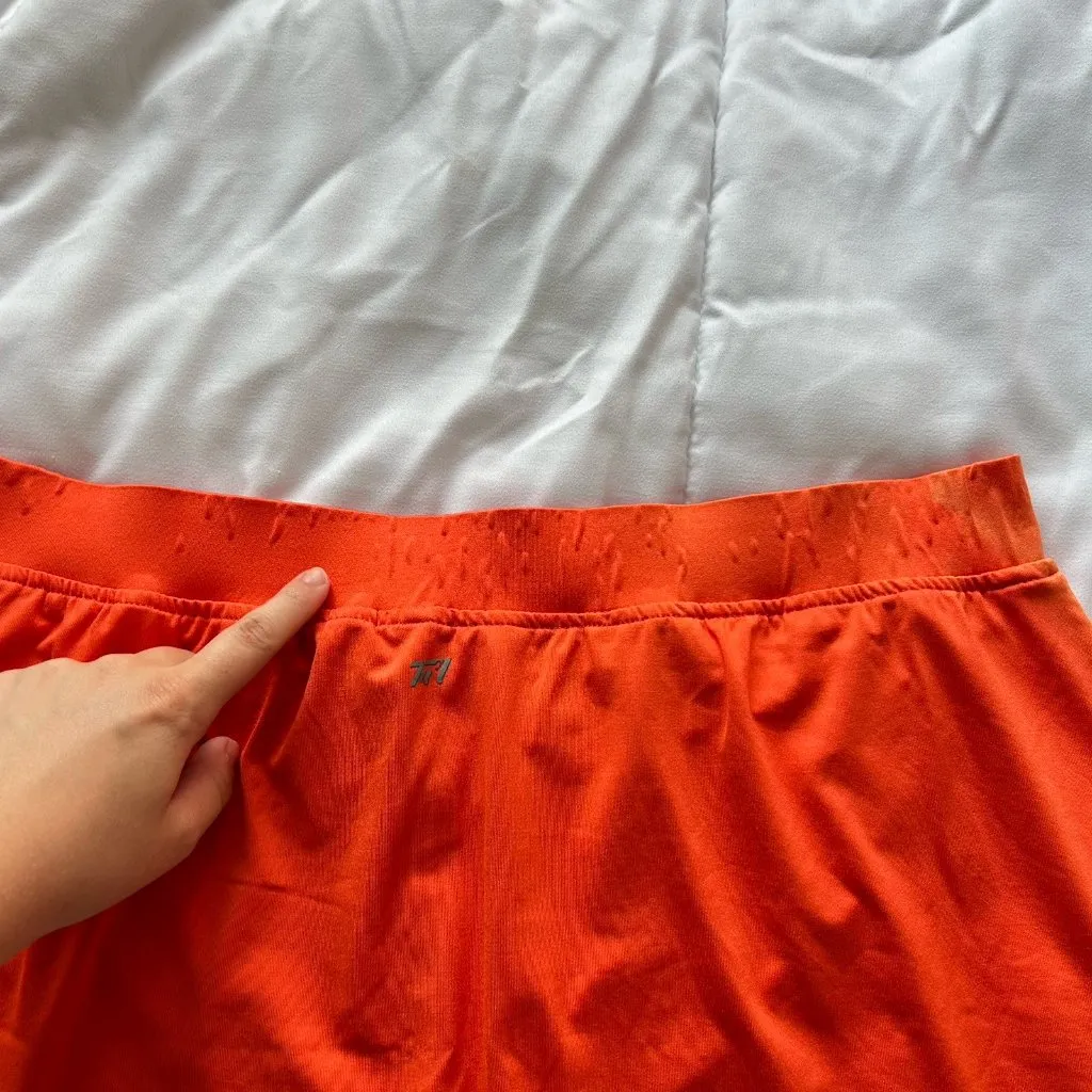 Tail Activewear Skirt Skort Orange Pull On Womens L/XL Tennis Golf Pickleball - Image 8