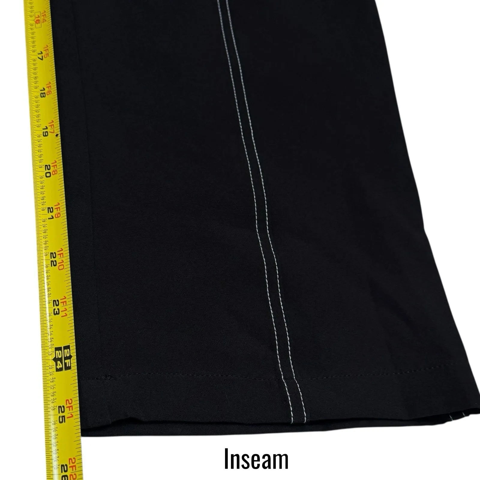 Karl Lagerfeld Contrast Stitch Ankle Pants Career Eclectic Luxury 8-10 - Image 12