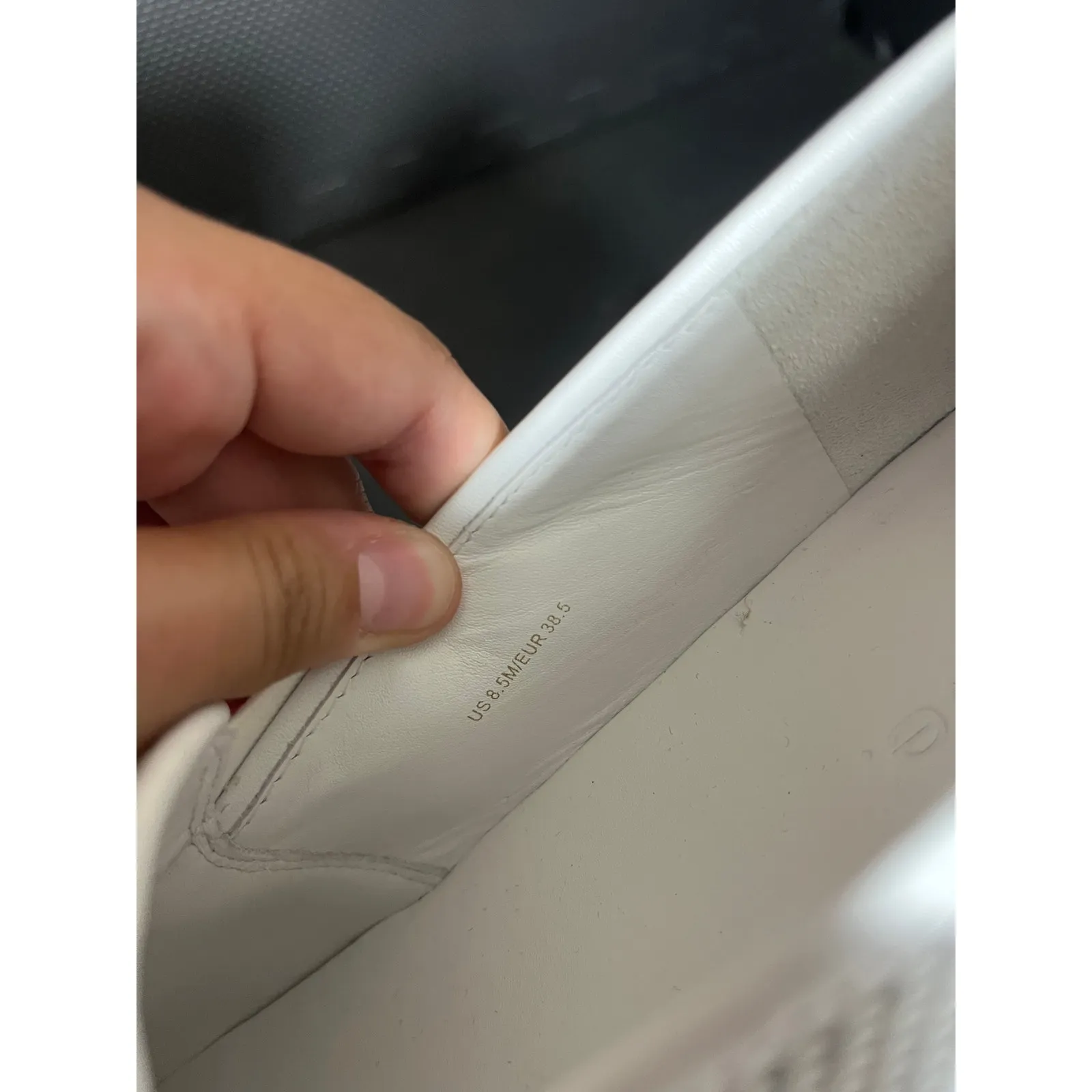 Vince Women's Preston White Perforated Flat Slip On Sneakers Shoes Women Sz 8.5‎ - Image 4