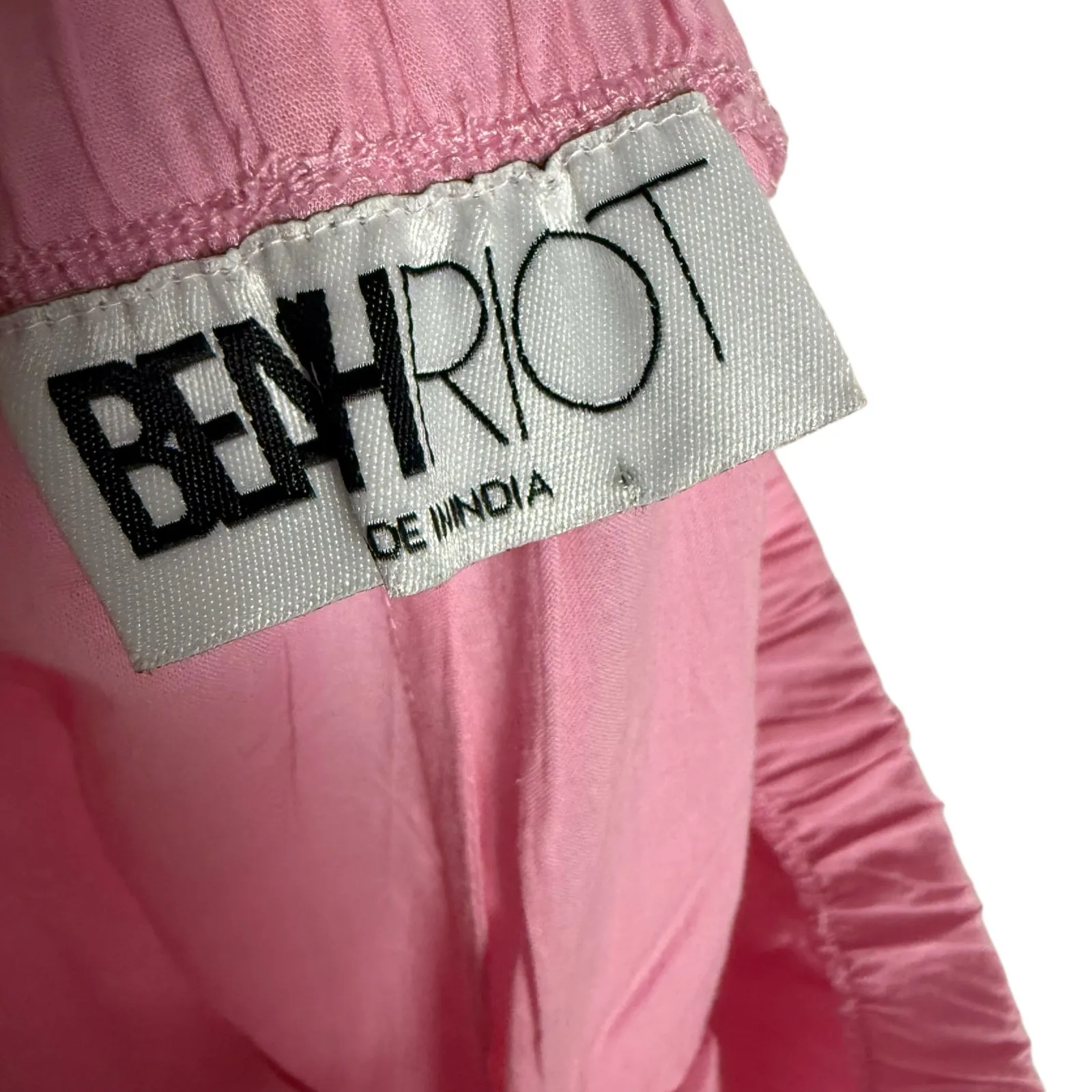 Beach Riot Prism Pink Alexa Button Up Top Tia Shorts Coverup Set - Image 7