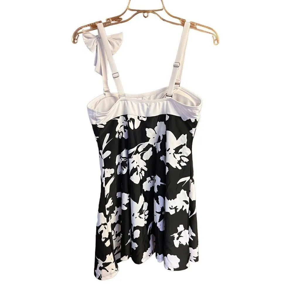 No Brand One Piece Swim suit Sz L NWOT Black Size L - Image 2