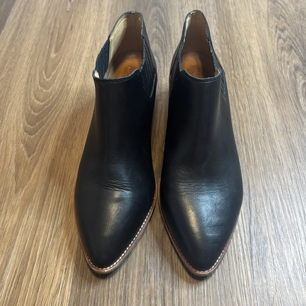 Madewell The Myles Ankle Boots in Black Leather ladies size 11 - Image 5