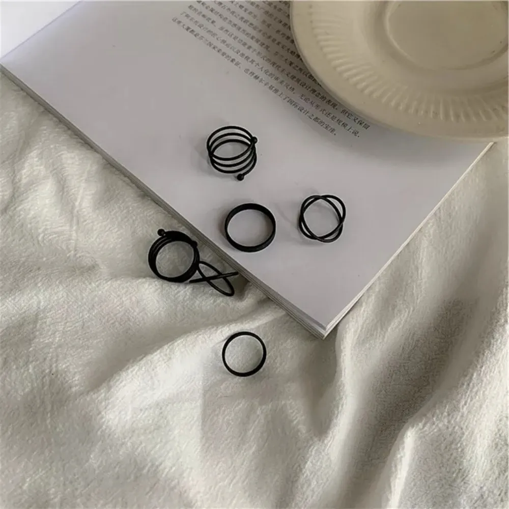 Boutique NEW‎ Black Midi Knuckle Interchangeable Ring Set - Image 8