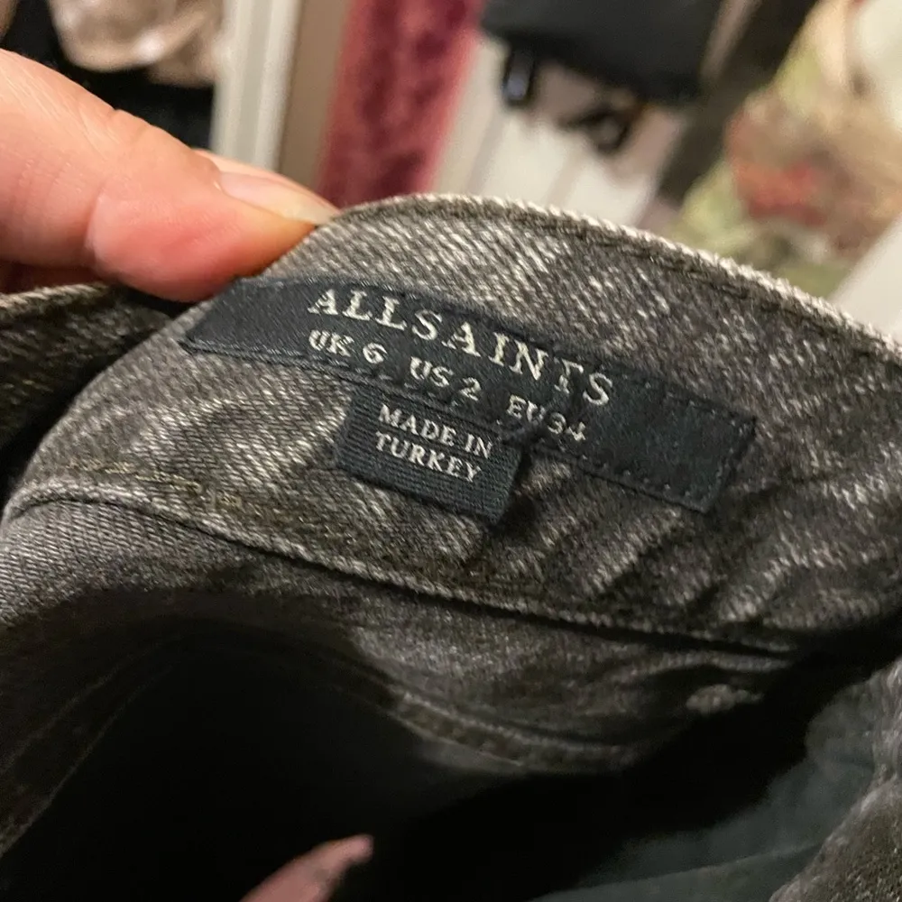 ALL SAINTS DENIM MINI SKIRT - Image 3