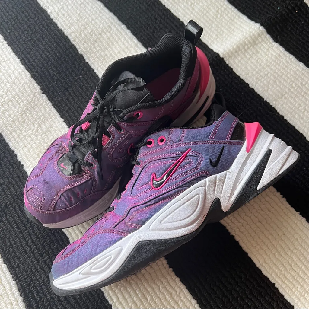 Nike Women's Y2K Purple and Pink Casual Sneakers - Image 9