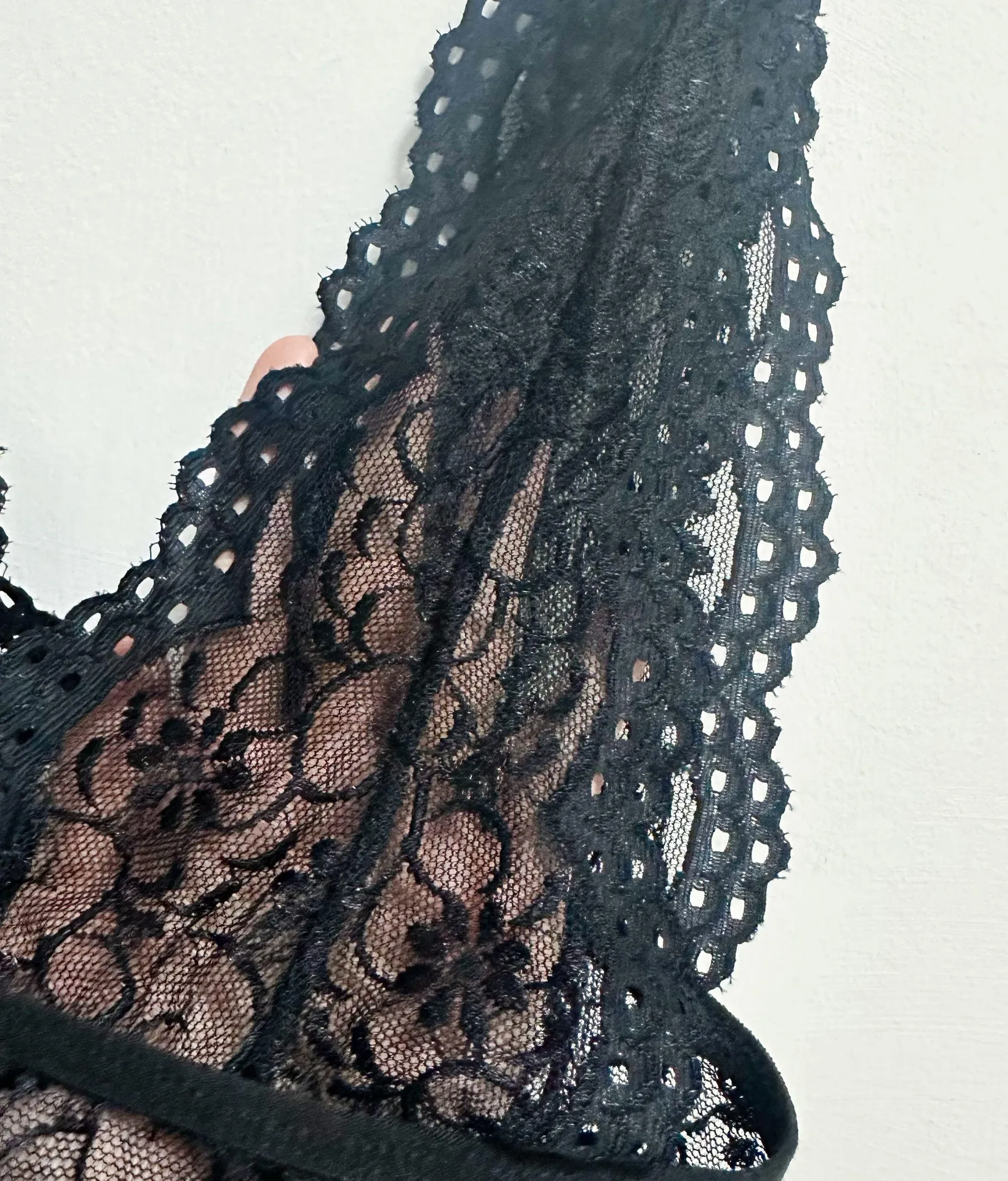 Lace bralette top black lingerie bra - Image 3