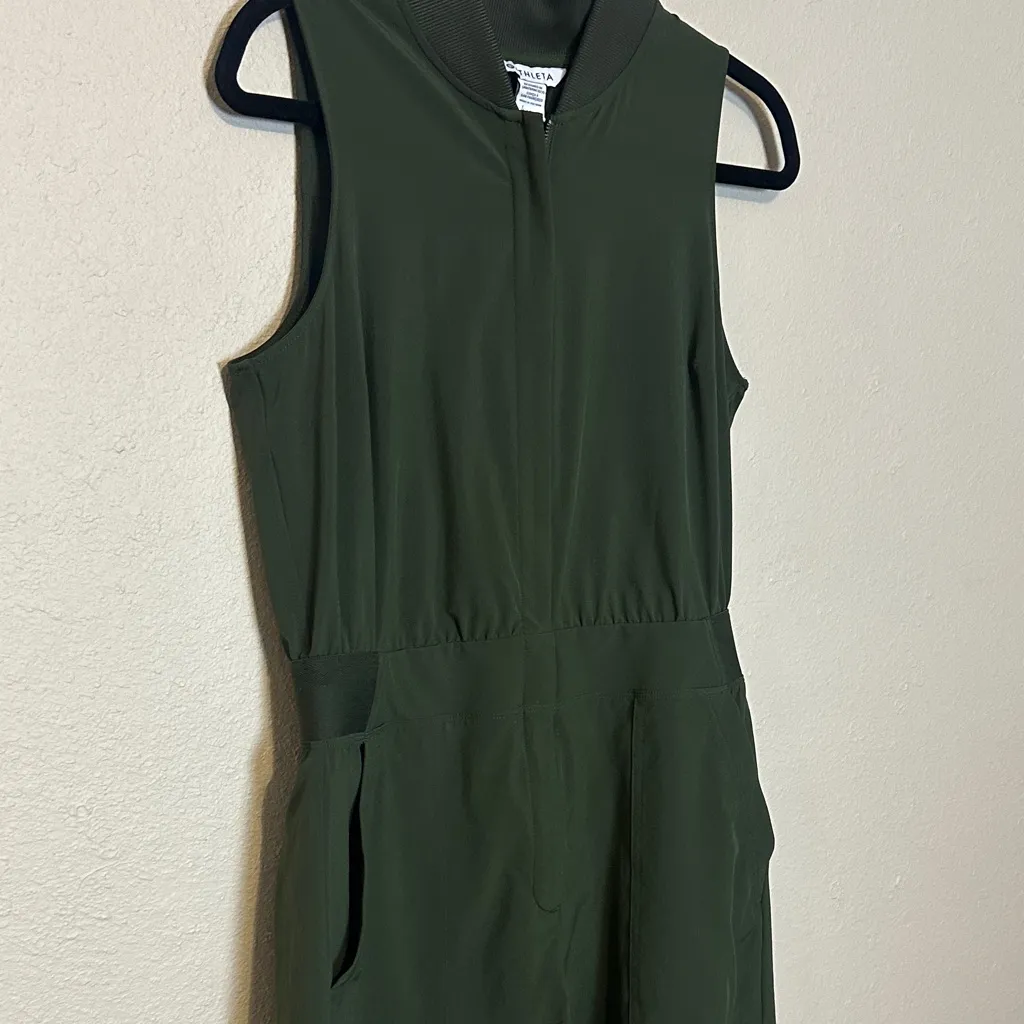 Athleta Brooklyn Utility Romper Size 10 - Image 4
