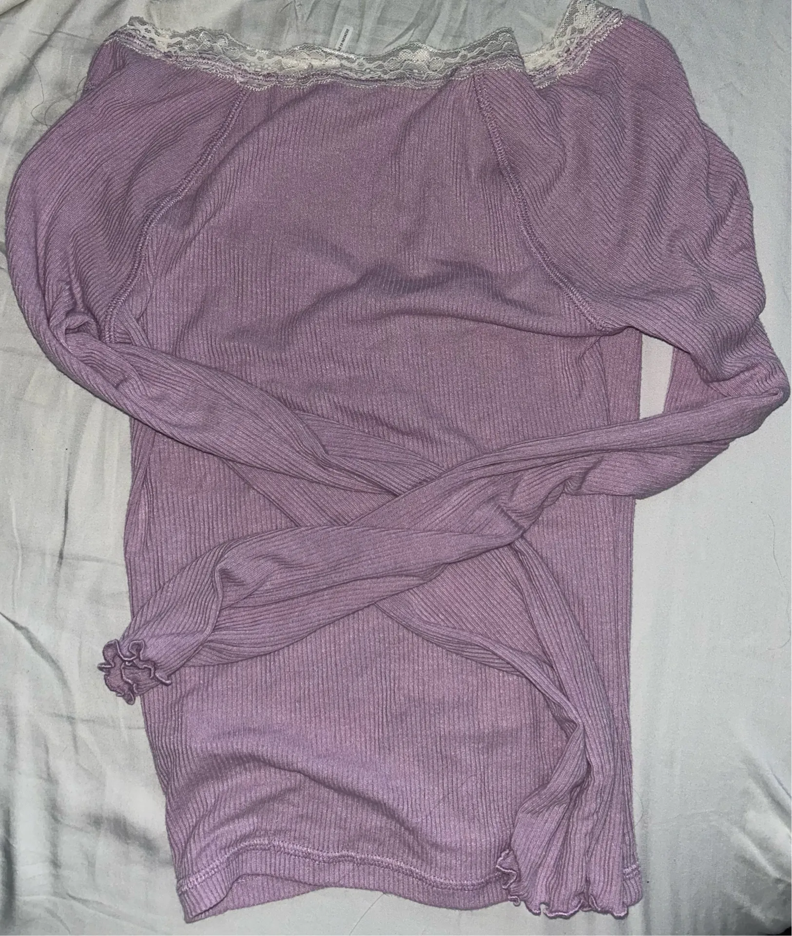 Out from under Diana Layering Lace-Trim Henley Top - Image 3