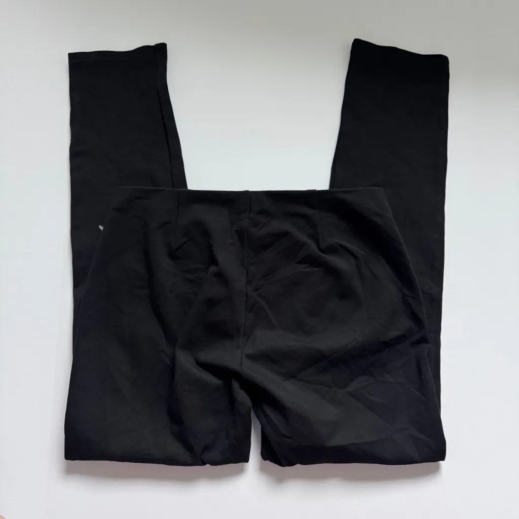 Eileen Fisher Black System Stretch Ponte Slim Pant Size Small Petite NWOT - Image 3