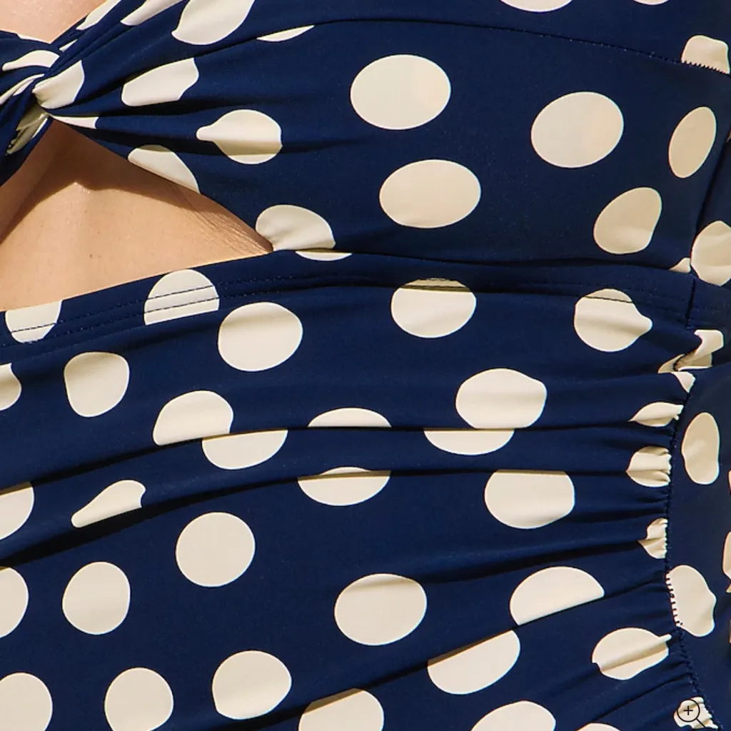 J.Crew Gemma ruched bandeau cutout one-piece - Image 2