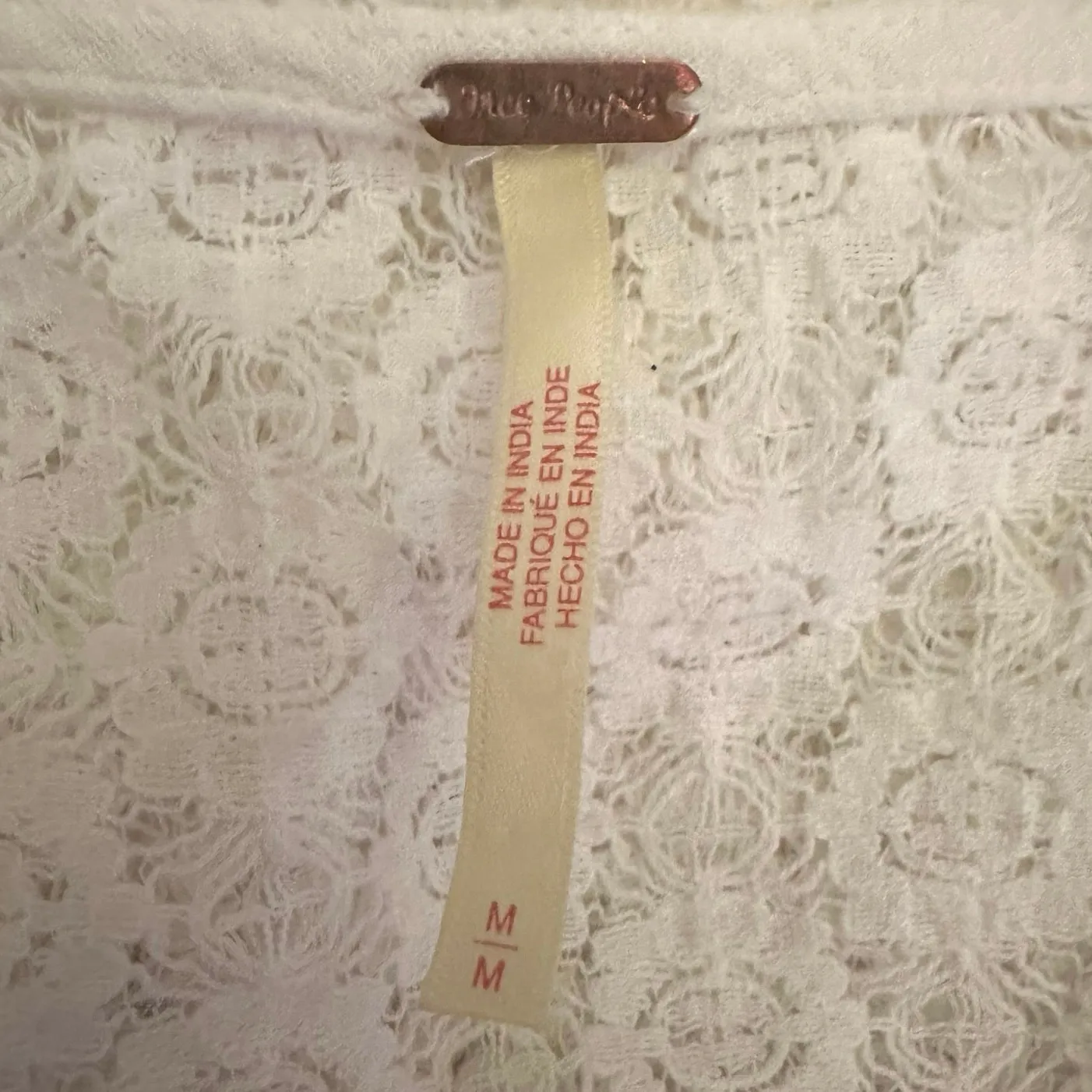 Free People Ethereal Bohemian Cottage Bring The Romance Maxi Dress White Medium - Image 12