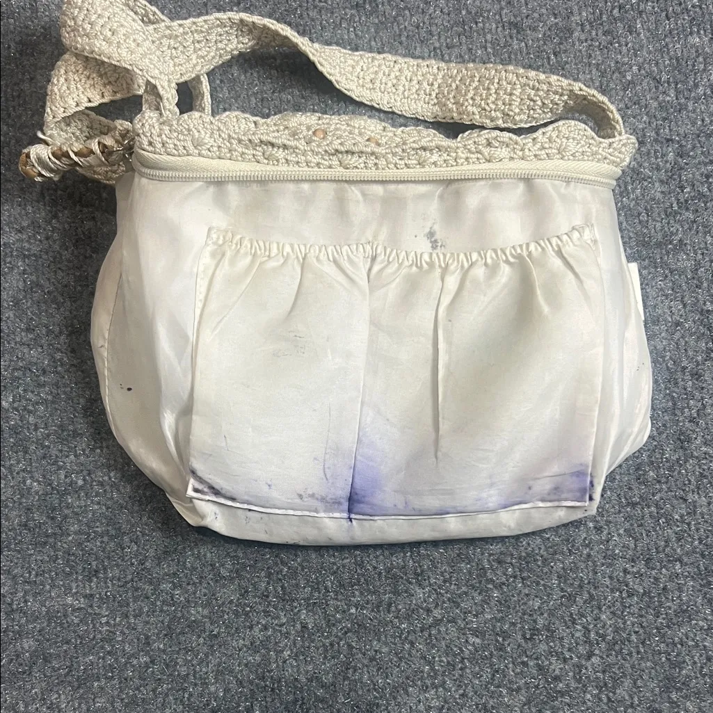 The Sak Cream Crochet Shoulder Bag - Image 7