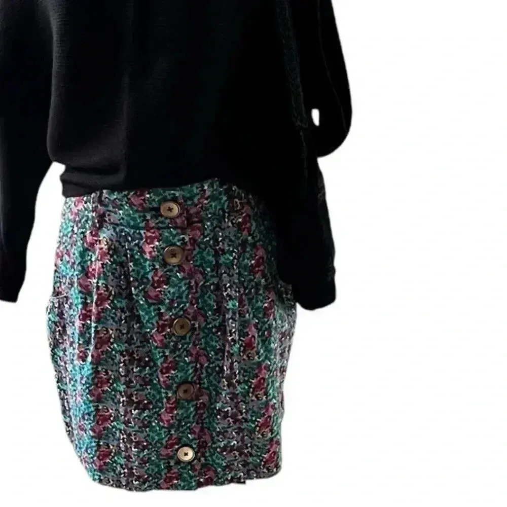 Y2K Floral Micro Mini Skirt Sz‎ S Coquette Cottagecore Preppy Vibes - Image 9